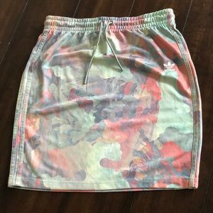 Adidas pastel camo skirt